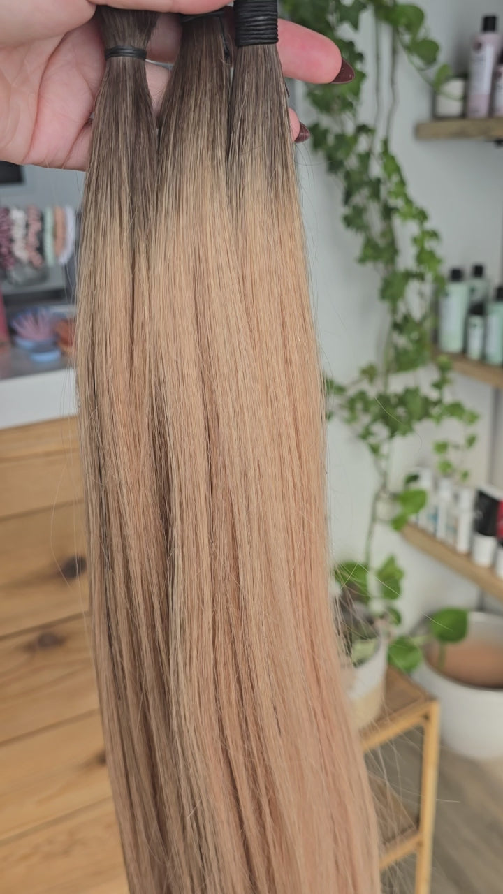 150 grams 22" Rooted Strawberry Blonde